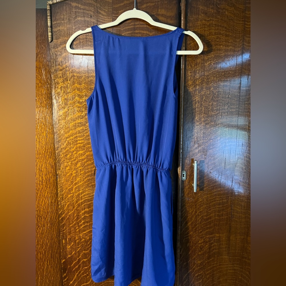 Express Minidress with Ruffled Bib - Picture 2 of 8